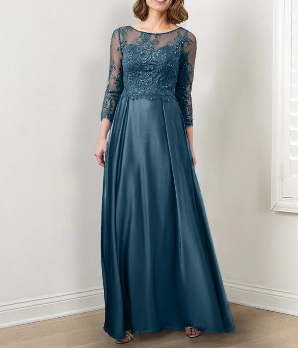A-Line/Princess Mother of the Bride Dresses with Applique & Sequins
