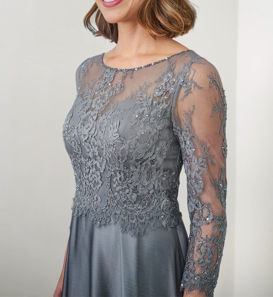 A-Line/Princess Mother of the Bride Dresses with Applique & Sequins