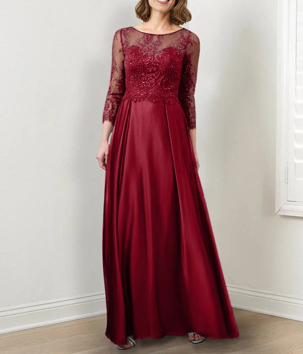 A-Line/Princess Mother of the Bride Dresses with Applique & Sequins