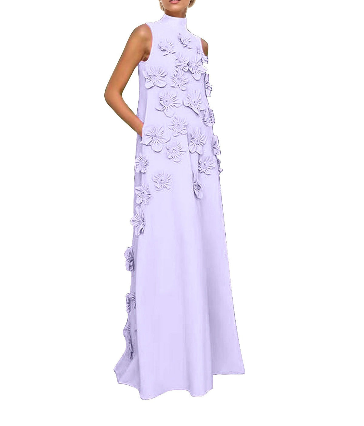 Hank Flower Embellished Maxi Dress