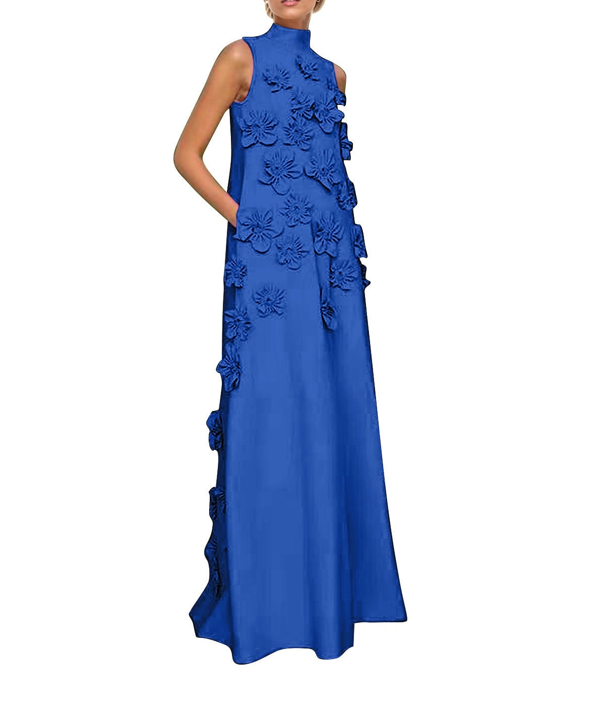 Hank Flower Embellished Maxi Dress
