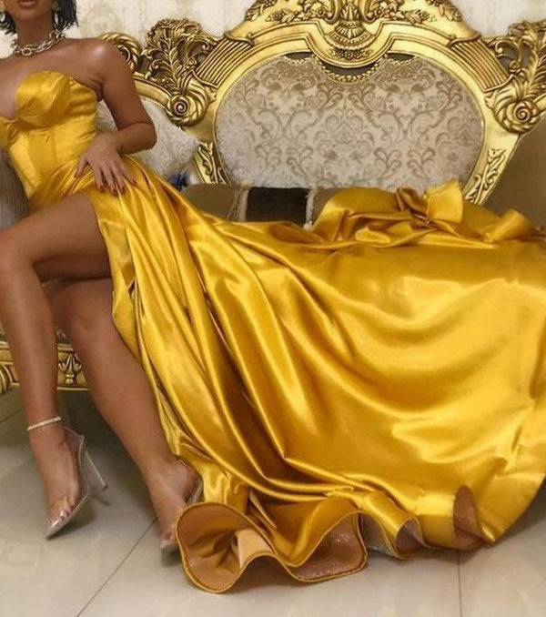 Sexy Sweetheart Long Prom Dress With Split Online