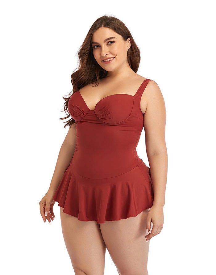 Ocevara New Sweetheart Neckline Underwire One-Piece Swimsuit - image 8