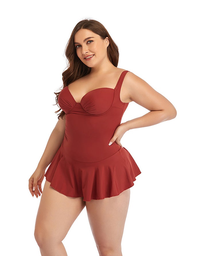 Ocevara New Sweetheart Neckline Underwire One-Piece Swimsuit - image 9