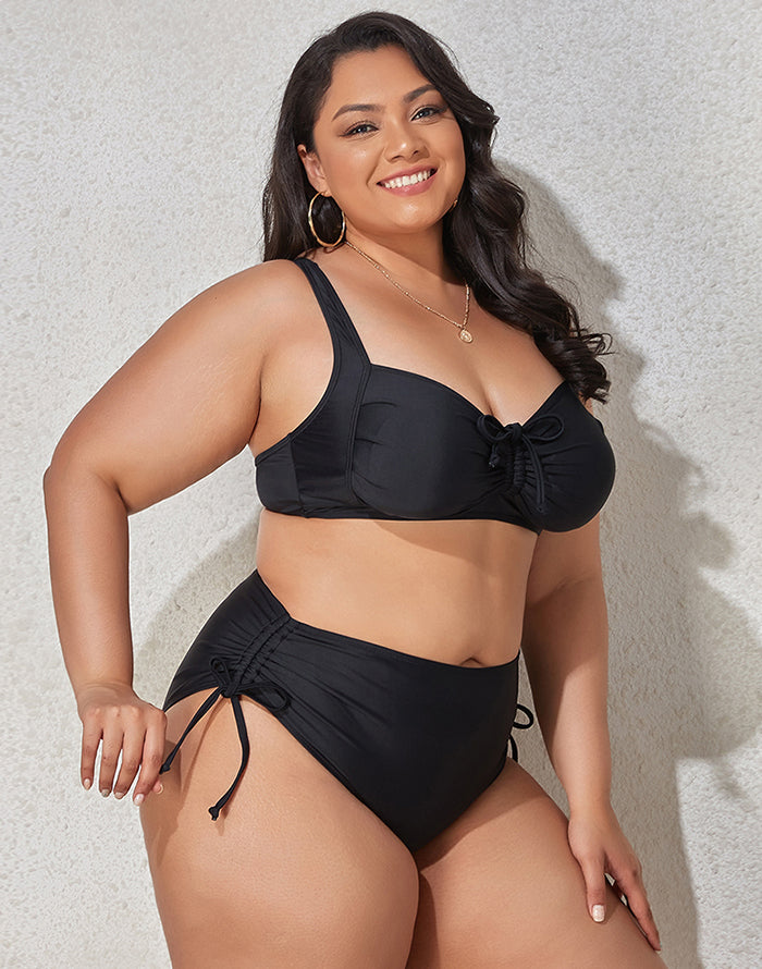 Ocevara Colorful Print Plus Size Bikini - image 9