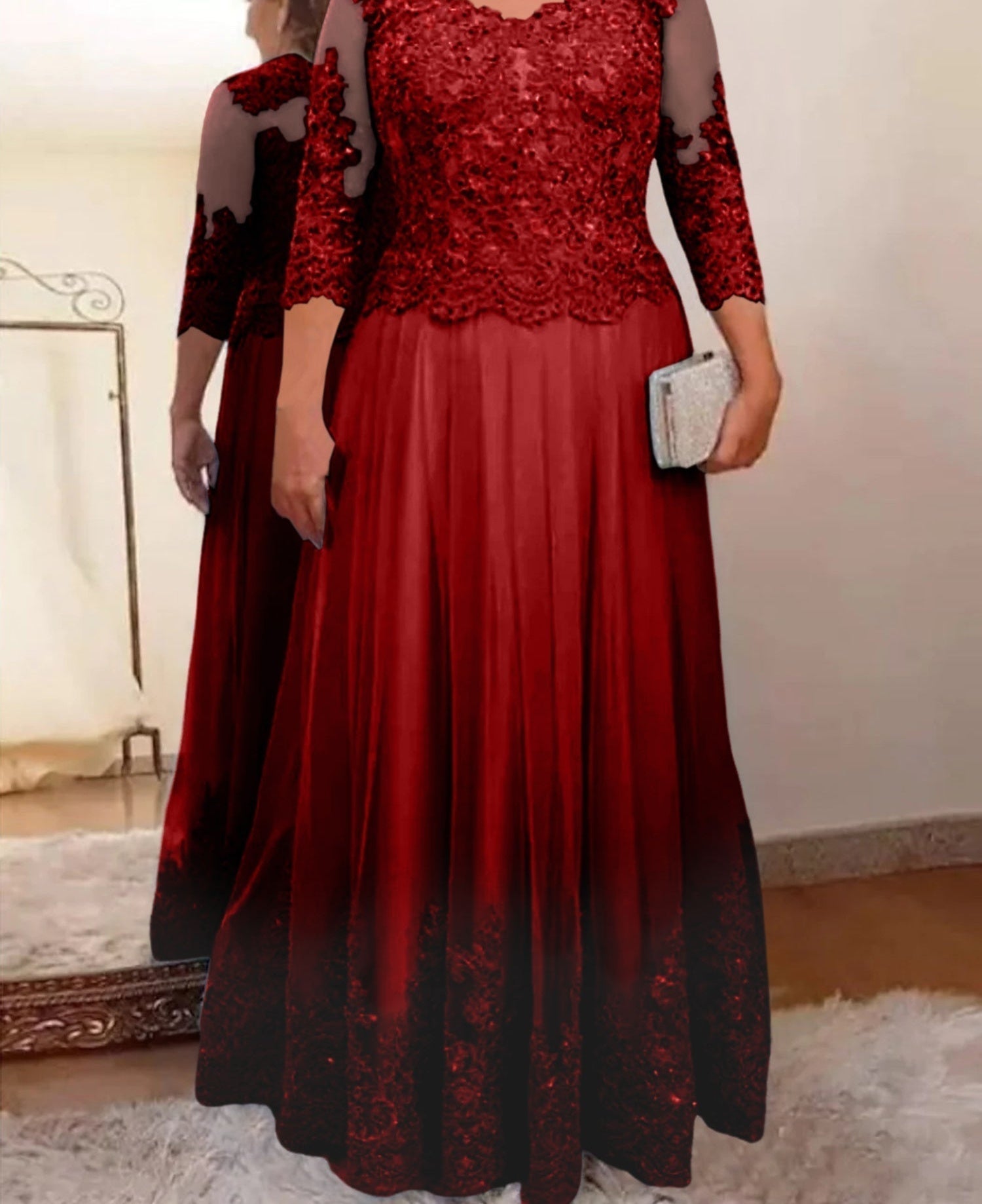 A-Line/Princess Tulle Mother of the Bride Dresses with Applique