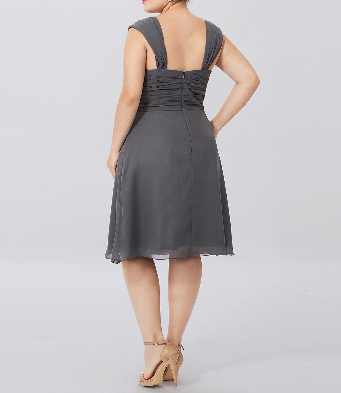 A-Line/Princess Spaghetti Straps Knee-Length Mother of the Bride Dresses