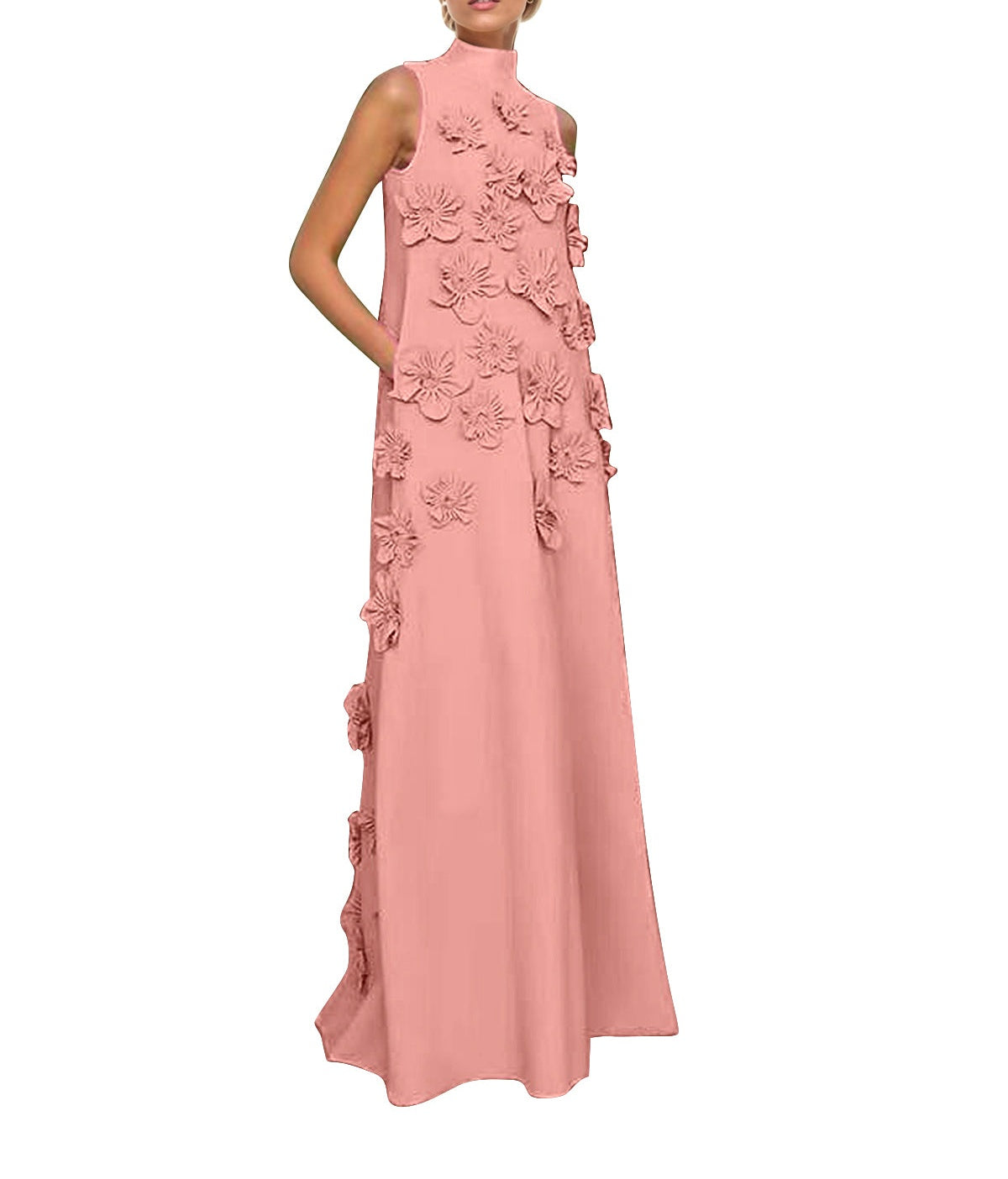 Hank Flower Embellished Maxi Dress