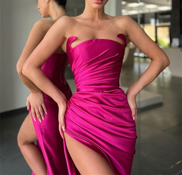 Classic Sleeveless Amazing  Slit Prom Dresses Mermaid Long
