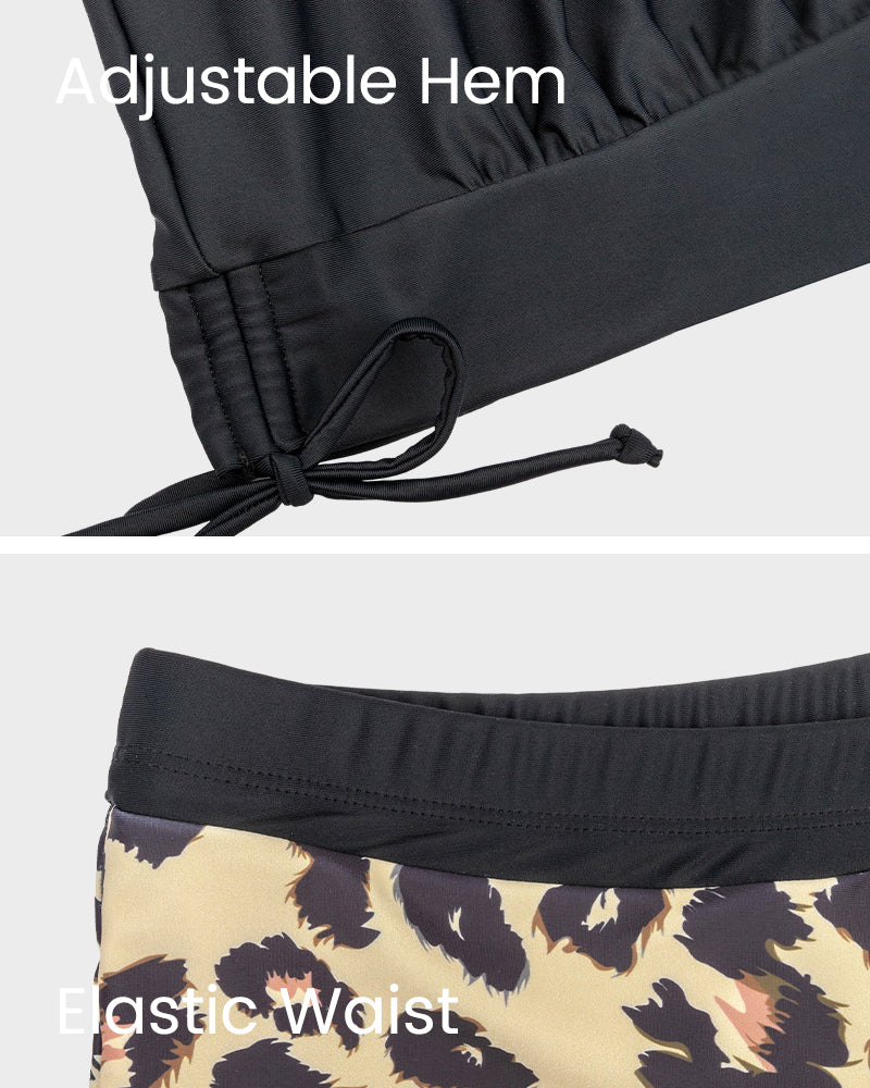 OmbreSwim - Flattering Two-Piece Tankini Swimsuit